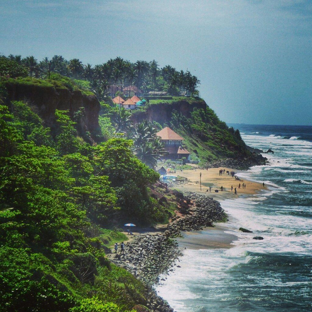Varkala Cliff Beach